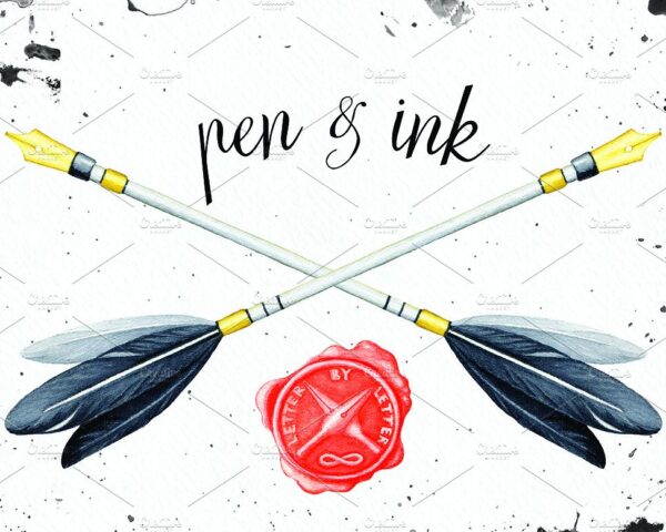 Pen & Ink watercolor collection